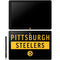 NFL Pittsburgh Steelers Black Performance Series Galaxy Book 12in Skin
